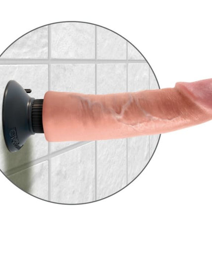 KING COCK - 23 CM VIBRATING COCK FLESH KING COCK - 23 CM VIBRATING COCK FLESH