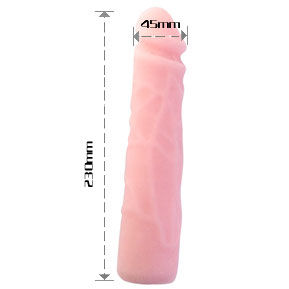 BAILE - REALISTIC SKIN TOUCH SILICONE DILDO 23 CM BAILE - REALISTIC SKIN TOUCH SILICONE DILDO 23 CM