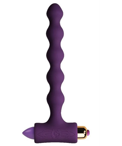 ROCKS-OFF - ANAL PLUG WITH VIBRATION AND RIVERLES PETITE SENSATIONS PEARLS ROCKS-OFF - ANAL PLUG WITH VIBRATION AND RIVERLES PETITE SENSATIONS PEARLS