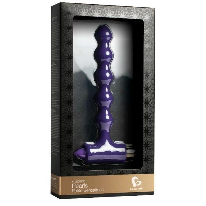 ROCKS-OFF - ANALE PLUG MET TRILLING EN PURE PETITE SENSATIONS PARELS