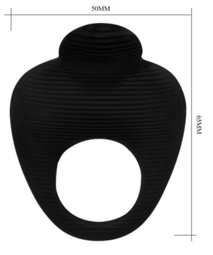 PRETTY LOVE - THIMBLE VIBRATOR RING BLACK PRETTY LOVE - THIMBLE VIBRATOR RING BLACK