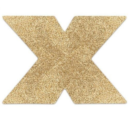 BIJOUX - INDISCRETS FLASH CROSS GOUDEN NIPPLE COVERS BIJOUX - INDISCRETS FLASH CROSS GOUDEN NIPPLE COVERS