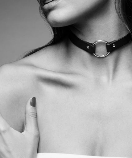 BIJOUX INDISCRETS MAZE - BLACK CHOKER NECKLACE BIJOUX INDISCRETS MAZE - BLACK CHOKER NECKLACE