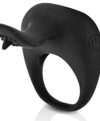 PRETTY LOVE - THIMBLE VIBRATOR RING BLACK PRETTY LOVE - THIMBLE VIBRATOR RING BLACK