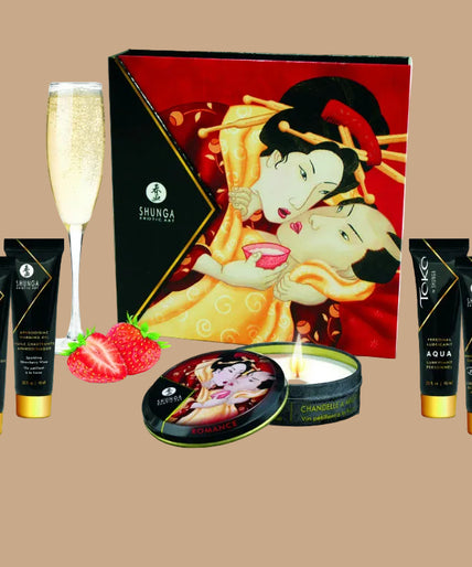 Shunga – Geheime Geisha Aardbeien & Cava Set Shunga – Geheime Geisha Aardbeien & Cava Set