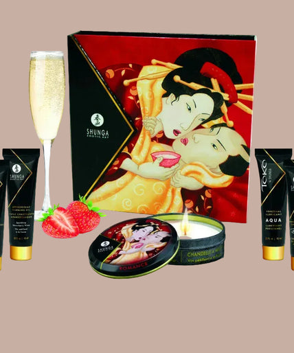 Shunga – Secret Geisha Strawberries & Cava Kit Shunga – Secret Geisha Strawberries & Cava Kit
