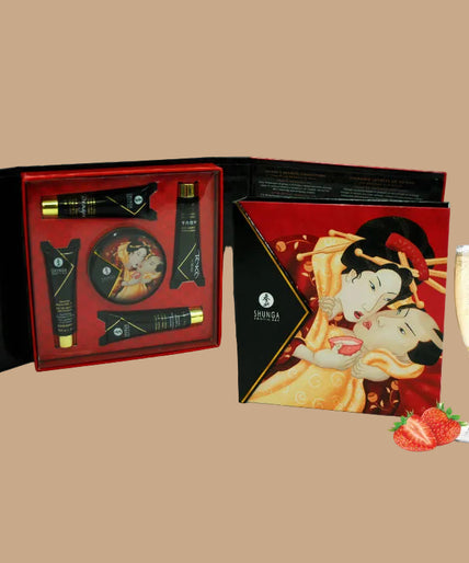 Shunga – Geheime Geisha Aardbeien & Cava Set Shunga – Geheime Geisha Aardbeien & Cava Set