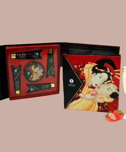 Shunga – Secret Geisha Strawberries & Cava Kit Shunga – Secret Geisha Strawberries & Cava Kit