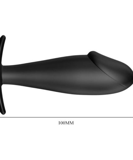 PRETTY LOVE - ANAL PLUG SILICONE PENIS FORM BLACK PRETTY LOVE - ANAL PLUG SILICONE PENIS FORM BLACK