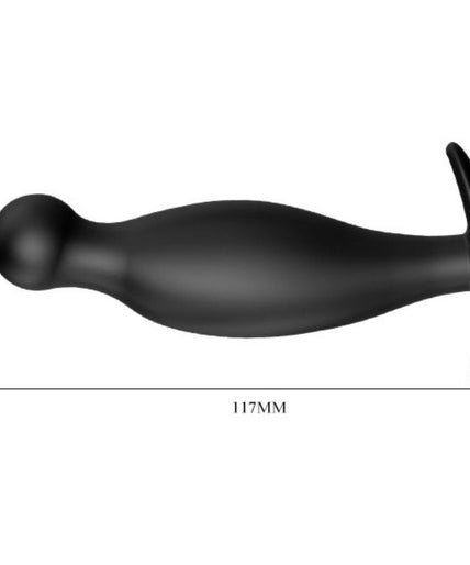 PRETTY LOVE - SILICONE ANAL PLUG 11.7 CM BLACK PRETTY LOVE - SILICONE ANAL PLUG 11.7 CM BLACK