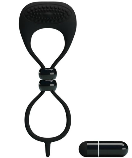 PRETTY LOVE - DOUBLE RING FOR PENIS AND TESTICLES PRETTY LOVE - DOUBLE RING FOR PENIS AND TESTICLES