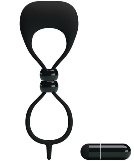 PRETTY LOVE - DOUBLE RING FOR PENIS AND TESTICLES PRETTY LOVE - DOUBLE RING FOR PENIS AND TESTICLES