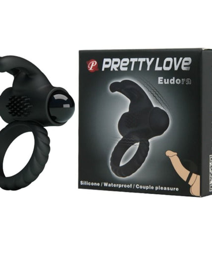 PRETTY LOVE - EUDORA VIBRATING RING WITH STIMULATOR PRETTY LOVE - EUDORA VIBRATING RING WITH STIMULATOR