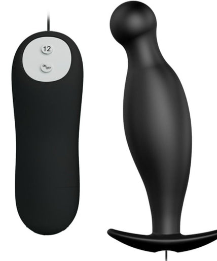PRETTY LOVE - SILICONE ANAL PLUG 12 VIBRATION MODES BLACK PRETTY LOVE - SILICONE ANAL PLUG 12 VIBRATION MODES BLACK