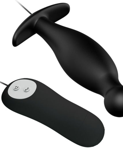 PRETTY LOVE - SILICONE ANAL PLUG 12 VIBRATION MODES BLACK PRETTY LOVE - SILICONE ANAL PLUG 12 VIBRATION MODES BLACK