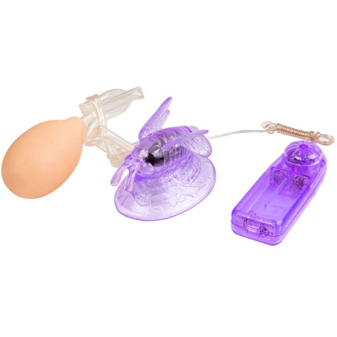 BAILE - LILA CLITORIS STIMULATIE TRILLENDE VLINDER