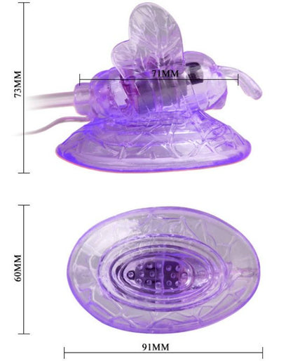BAILE - LILAC CLITORIS STIMULATION VIBRATING BUTTERFLY BAILE - LILAC CLITORIS STIMULATION VIBRATING BUTTERFLY