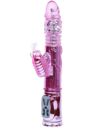 BAILE - RECHARGEABLE VIBRATOR WITH ROTATION AND THROBBING BUTTERF STIMULATOR BAILE - RECHARGEABLE VIBRATOR WITH ROTATION AND THROBBING BUTTERF STIMULATOR