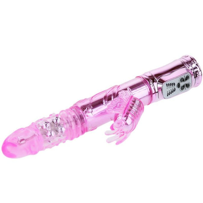 Baile – Oplaadbare vibrator met rotatie en kloppende Butterf stimulator