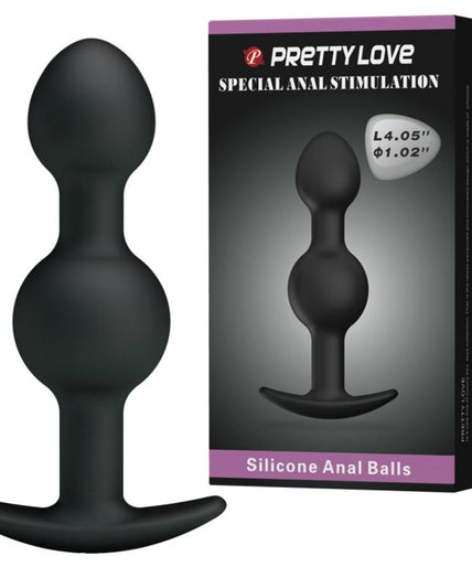 Pretty Love – Special Stimulation Silicone Anal Balls 10.3 Cm Black Pretty Love – Special Stimulation Silicone Anal Balls 10.3 Cm Black