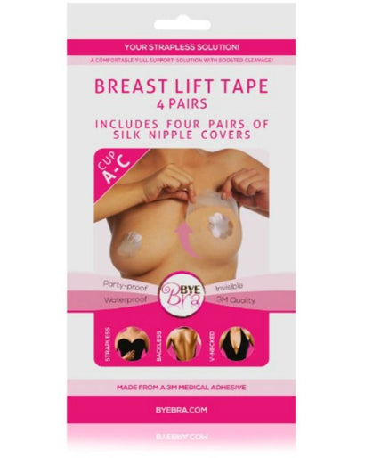 BYE-BRA - BORSTVERGROTER + NIPPLE COVERS ZIJDE CUP A/C BYE-BRA - BORSTVERGROTER + NIPPLE COVERS ZIJDE CUP A/C