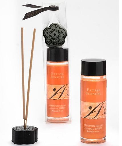 EXTASE SENSUAL - HEAT EFFECT MASSAGE OIL WITH PASSION FRUIT PHEROMONES 100 ML EXTASE SENSUAL - HEAT EFFECT MASSAGE OIL WITH PASSION FRUIT PHEROMONES 100 ML
