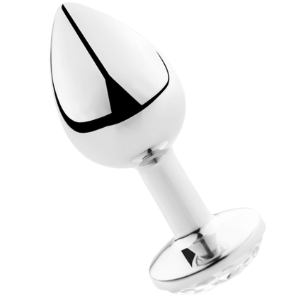 SECRETPLAY - PLUG ANAL TRANSPARENT ALUMINUM 8 CM SECRETPLAY - PLUG ANAL TRANSPARENT ALUMINUM 8 CM