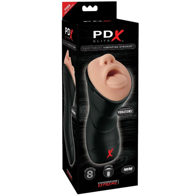 PDX ELITE - DIEPE KEEL TRILLENDE MASTURBATOR