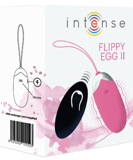 INTENSE - FLIPPY II VIBRATING EGG WITH REMOTE CONTROL PINK INTENSE - FLIPPY II VIBRATING EGG WITH REMOTE CONTROL PINK