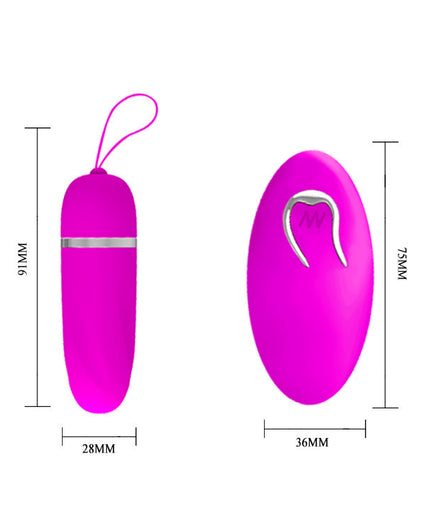 PRETTY LOVE - DEBBY VIBRATING EGG WITH CONTROL PRETTY LOVE - DEBBY VIBRATING EGG WITH CONTROL