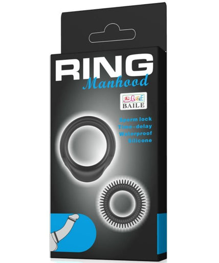 Baile – Kit 2 Silicone Rings Ring Manhood Baile – Kit 2 Silicone Rings Ring Manhood