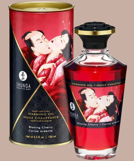 Shunga – Heat Effect Massage Oil Intense Cherry 100ml Shunga – Heat Effect Massage Oil Intense Cherry 100ml