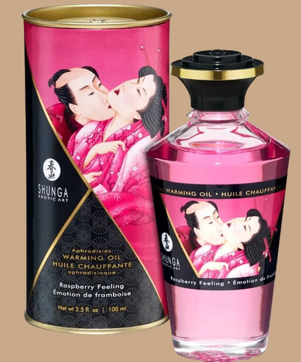 Shunga – Heat Effect Massage Oil Intense Raspberry 100ml Shunga – Heat Effect Massage Oil Intense Raspberry 100ml