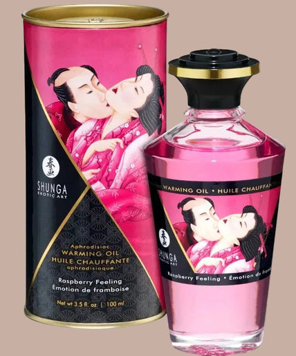 Shunga – Heat Effect Massage Oil Intense Raspberry 100ml Shunga – Heat Effect Massage Oil Intense Raspberry 100ml
