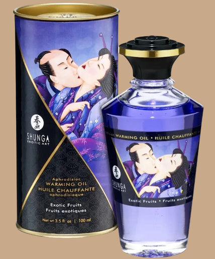 Shunga – Heat Effect Massage Oil Exotic Fruits 100ml Shunga – Heat Effect Massage Oil Exotic Fruits 100ml