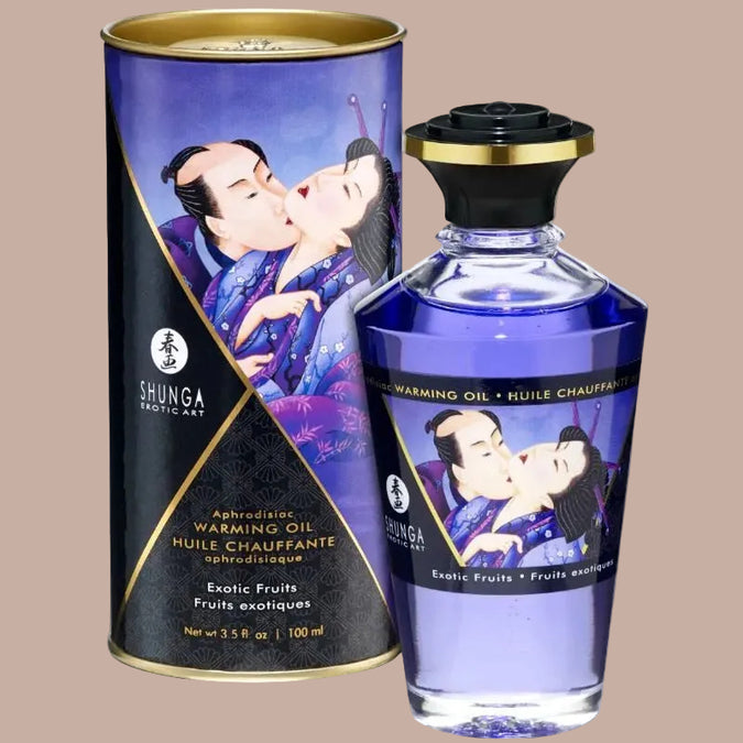 Shunga – Heat Effect Massage Oil Exotic Fruits 100ml