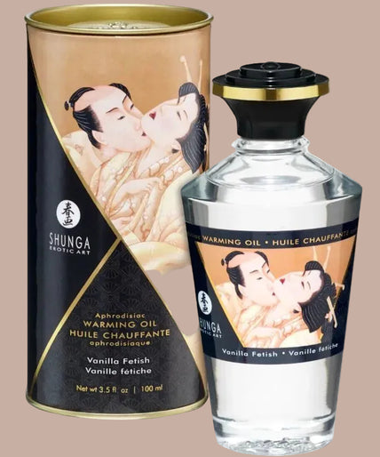 Shunga – Fetish Vanilla Flavour Heat Effect Massage Oil 100ml Shunga – Fetish Vanilla Flavour Heat Effect Massage Oil 100ml