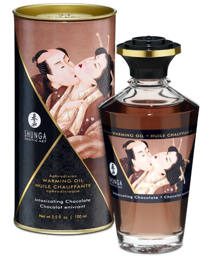SHUNGA - MASSAGE OIL WITH HEAT EFFECT INTENSE CHOCOLATE FLAVOR 100 ML SHUNGA - MASSAGE OIL WITH HEAT EFFECT INTENSE CHOCOLATE FLAVOR 100 ML