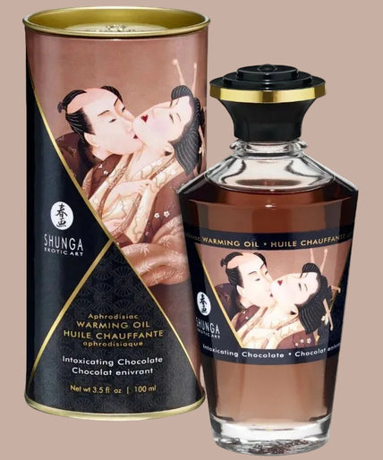 Shunga – Heat Effect Massage Oil Intense Chocolate 100ml Shunga – Heat Effect Massage Oil Intense Chocolate 100ml