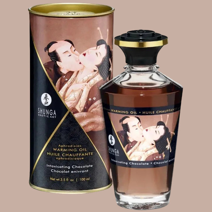 Shunga – Heat Effect Massage Oil Intense Chocolate 100ml