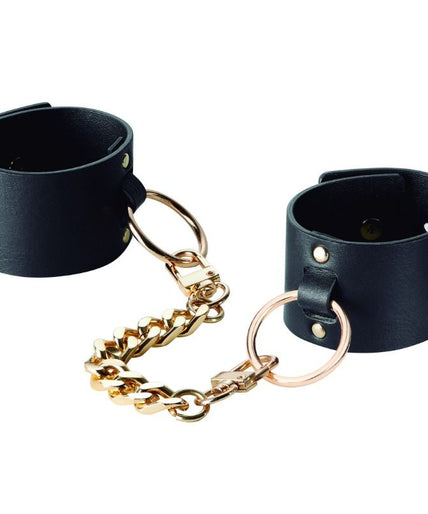 BIJOUX INDISCRETS MAZE - WIDE CUFFS BLACK BIJOUX INDISCRETS MAZE - WIDE CUFFS BLACK