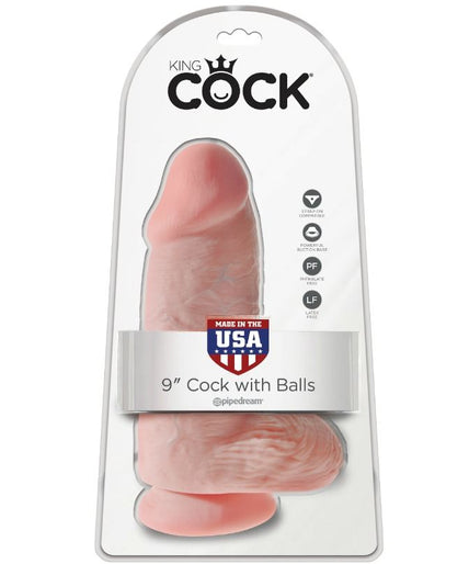 KING COCK - REALISTIC PENIS CHUBBY 23 CM KING COCK - REALISTIC PENIS CHUBBY 23 CM