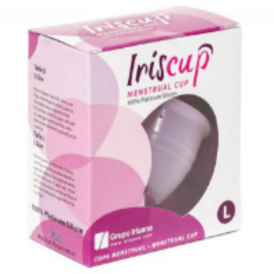 IRISCUP - GROTE ROZE MAANDCUP + GRATIS STERILISATORZAKJE IRISCUP - GROTE ROZE MAANDCUP + GRATIS STERILISATORZAKJE