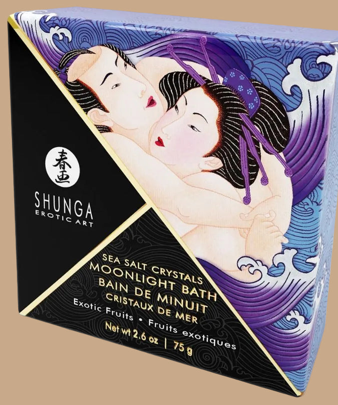 SHUNGA - EXOTISCHE PAARSE BADEZOUTEN 75 GR