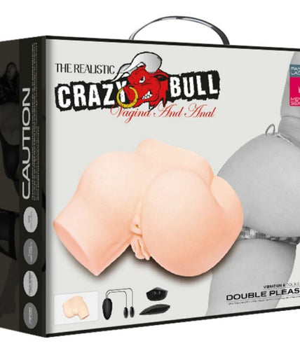 CRAZY BULL - BUTT WITH REALISTIC VAGINA AND ANUS AND VIBRATION CRAZY BULL - BUTT WITH REALISTIC VAGINA AND ANUS AND VIBRATION