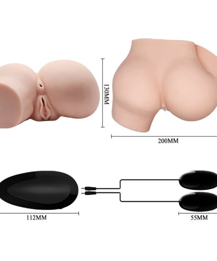CRAZY BULL - BUTT WITH REALISTIC VAGINA AND ANUS AND VIBRATION CRAZY BULL - BUTT WITH REALISTIC VAGINA AND ANUS AND VIBRATION
