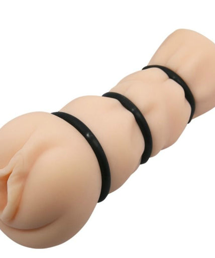 CRAZY BULL - VAGINA MASTURBATOR WITH RINGS CRAZY BULL - VAGINA MASTURBATOR WITH RINGS