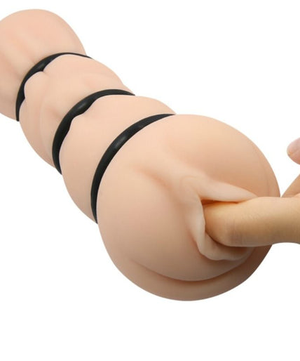CRAZY BULL - VAGINA MASTURBATOR WITH RINGS CRAZY BULL - VAGINA MASTURBATOR WITH RINGS