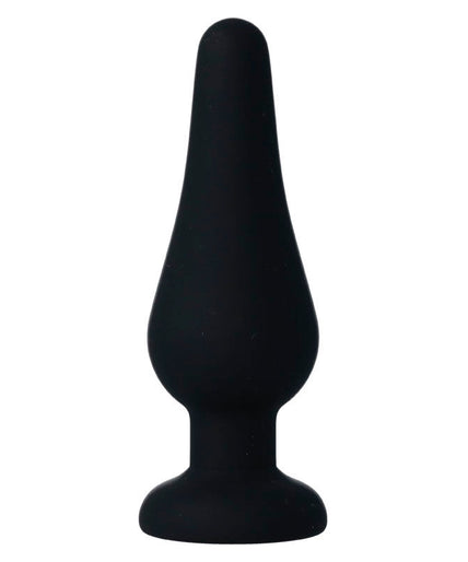 INTENSE - ANAL PLUG PIPO M BLACK SILICONE 11 CM INTENSE - ANAL PLUG PIPO M BLACK SILICONE 11 CM