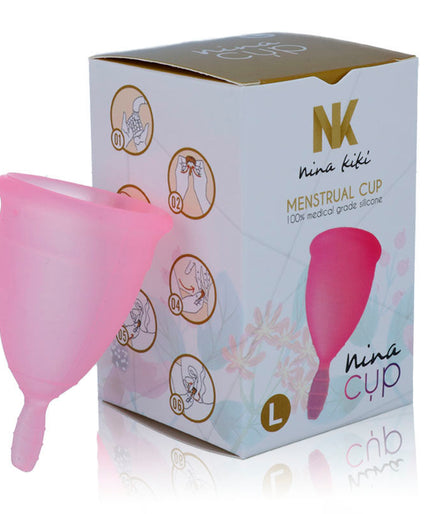 NINA KIKÍ - MENSTRUATIECUP ROZE - MAAT L NINA KIKÍ - MENSTRUATIECUP ROZE - MAAT L